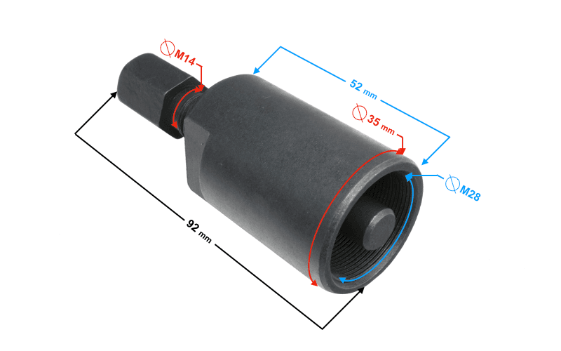Ściągacz koła magnesowego 50cc 4t gwint prawy - zdjęcie 3