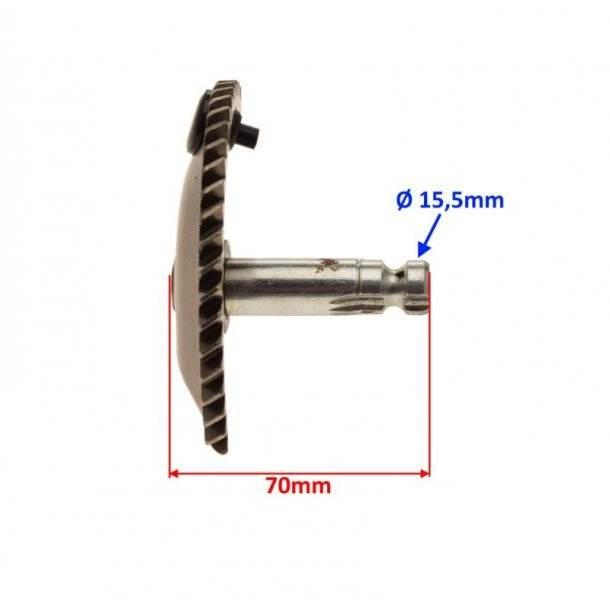 Wałek rozrusznika gilera piaggio 125-180 2t - zdjęcie 2