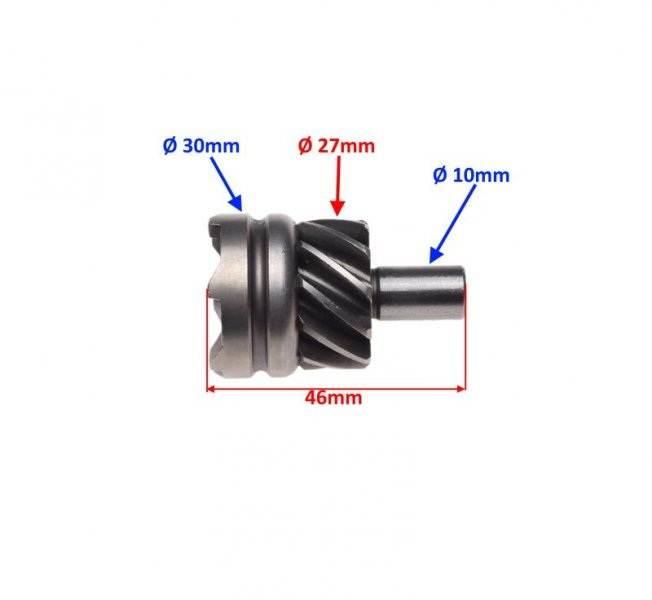 Koło rozrusznika 9 zębów 2t piaggio typhoon 125 - zdjęcie 3