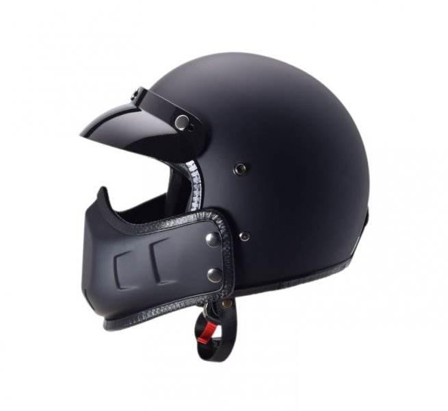 Kask awina l wypinana szczęka czarny mat tn8658e - zdjęcie 2