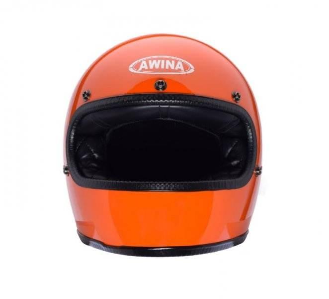 Kask awina l integralny pomarańczowy tn700c - zdjęcie 2