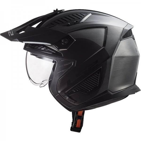 Kask ls2 of606 drifter jeans titanium-06 s - zdjęcie 3