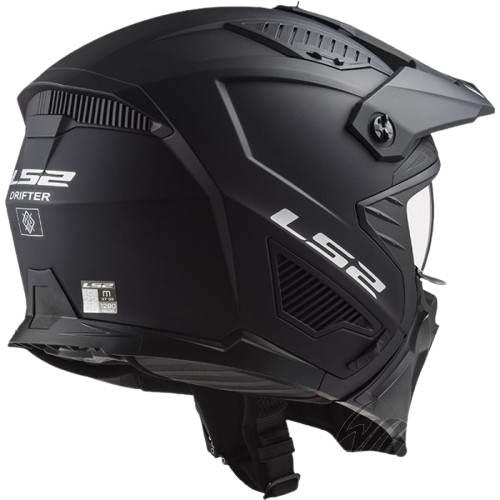 Kask ls2 of606 drifter solid matt black-06 s - zdjęcie 5