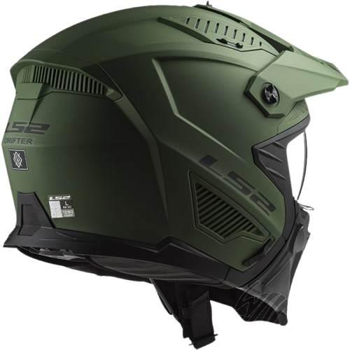 Kask ls2 of606 drifter solid matt mili green-06 s - zdjęcie 3