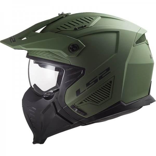 Kask ls2 of606 drifter solid matt mil green-06 xxl - zdjęcie 2
