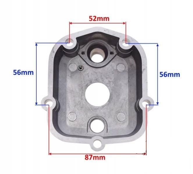 Głowica cylindra derbi aprilia 2006 70 cc woda - zdjęcie 3
