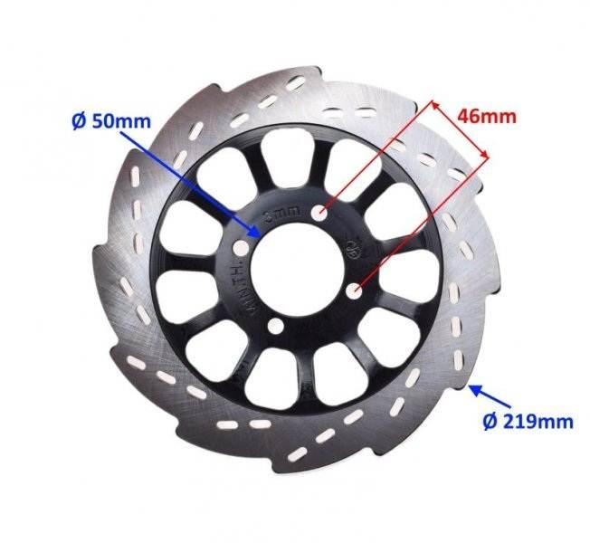 Tarcza hamulca przód junak 126/901/904 | J1264141B - zdjęcie 2