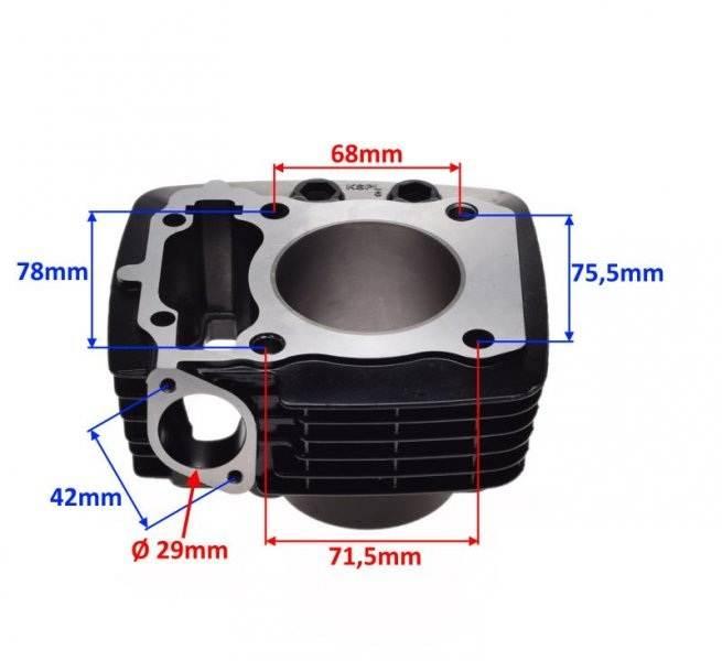 Cylinder 64.5mm junak m12 | JM120020D - zdjęcie 2