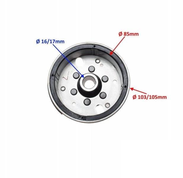 Koło magnesowe do piaggio aprilia 50cc e4 - zdjęcie 2
