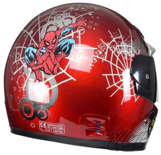 Kask mini rozmiar głowy 47-48 cm czerwSpiderman - zdjęcie 2