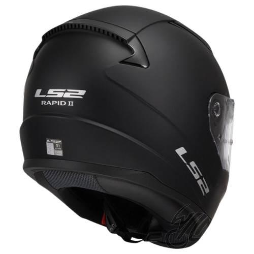 Kask ls2 ff353 rapid ii solid matt black-06 m - zdjęcie 3