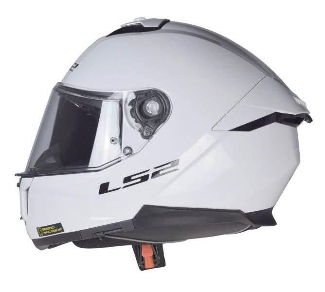 Kask ls2 ff808 stream ii solid white-06 xl - zdjęcie 2
