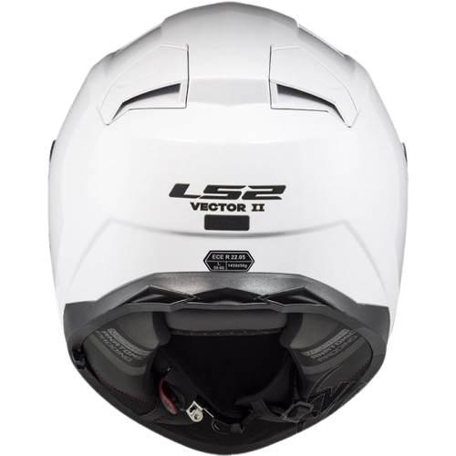 Kask ls2 ff811 vector ii solid white-06 s - zdjęcie 3