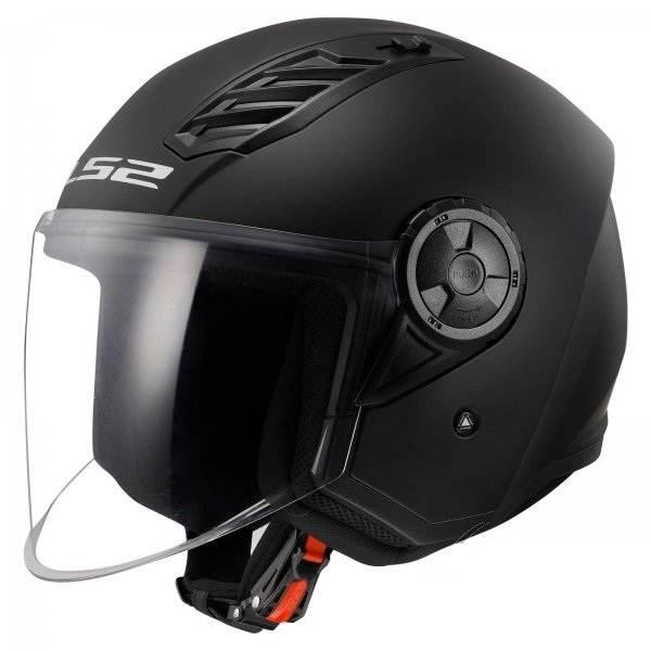 Kask ls2 of616 airflow ii solid matt black-06 s
