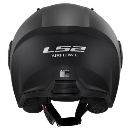 Kask ls2 of616 airflow ii solid matt black-06 s - zdjęcie 2