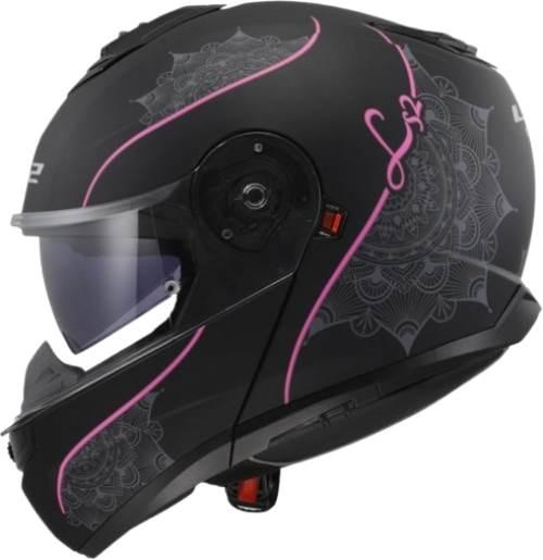 Kask ls2 ff908 strobe ii lux m.black pink-06 s - zdjęcie 2