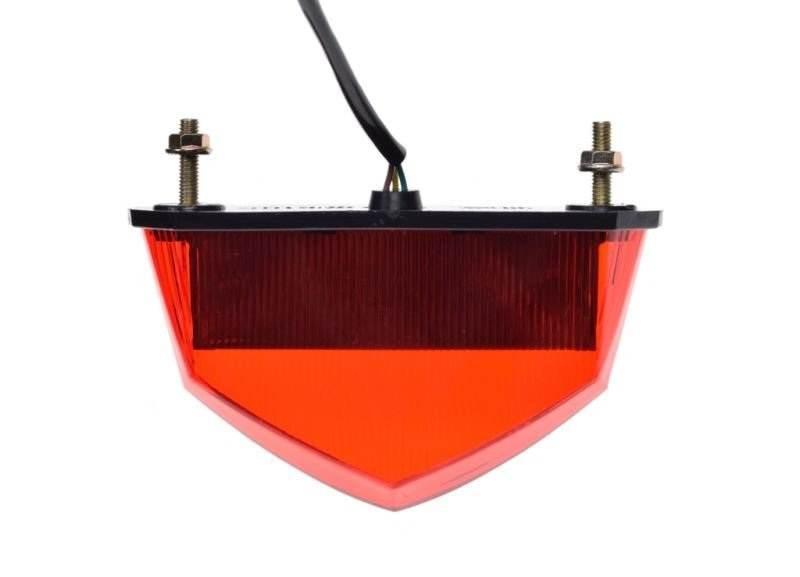 Lampa tył led 3-kable derbi senda czerwony klosz - zdjęcie 4