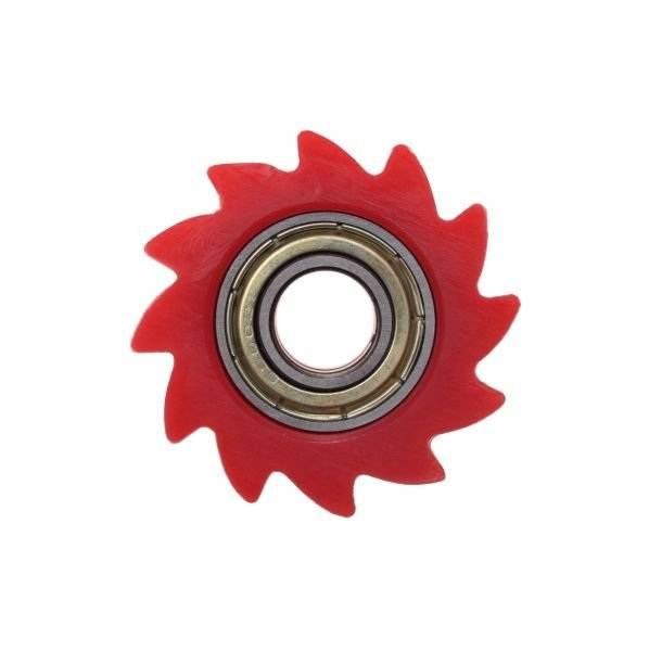 Rolka prowadząca łańcucha napędowego 38mm czerwona - zdjęcie 2