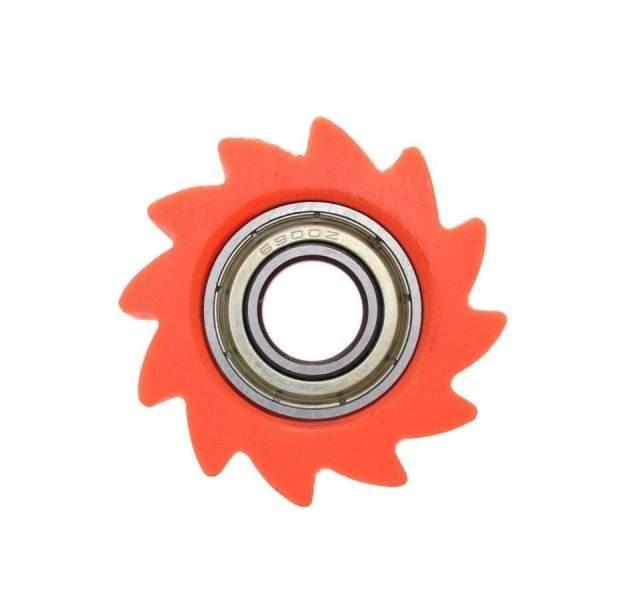 Rolka prowadząca łańcucha nap38 mm pomarańczowa - zdjęcie 2