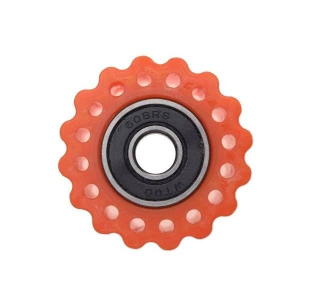Rolka prowadząca łańcucha nap38 mm pomarańczowa - zdjęcie 2