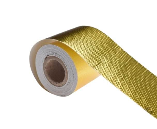 Taśma termoizolacyjna złota do wydechów 5m - zdjęcie 2