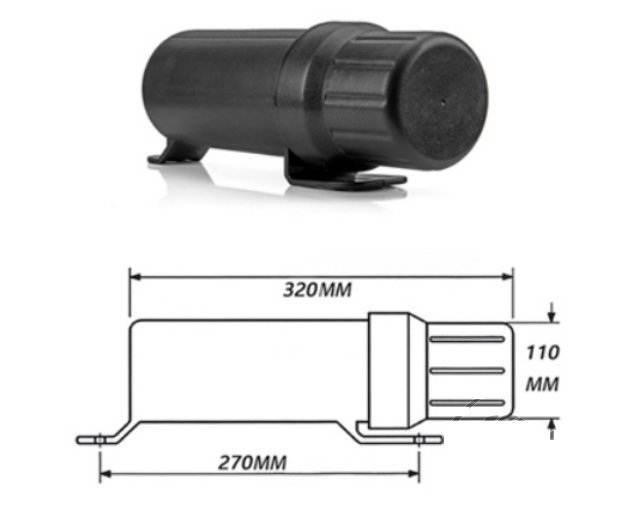 Narzędziówka tuba atv motocykli 320x110mm - zdjęcie 2