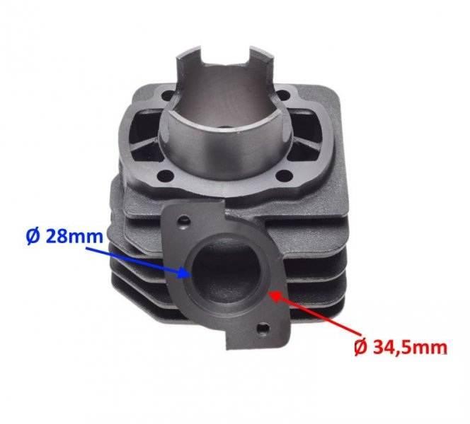 Cylinder do kymco 70cc 2t 47,00mm wm kpl - zdjęcie 3