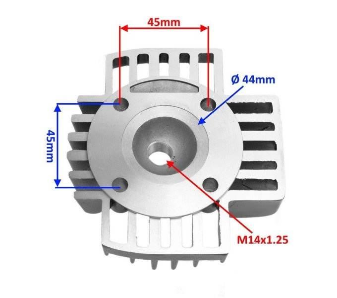 Głowica cylindra do yamaha pw 60 44mm | AY32233B - zdjęcie 2