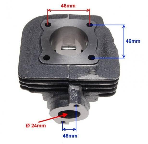 Cylinder do suzuki address tgb 50ccm | AY3301 - zdjęcie 2