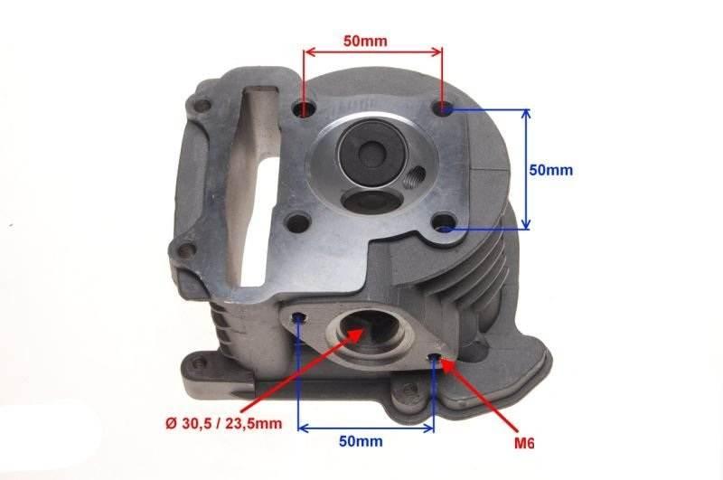 Głowica cylindra 4t duże zawory 80cc | AY35148 - zdjęcie 2