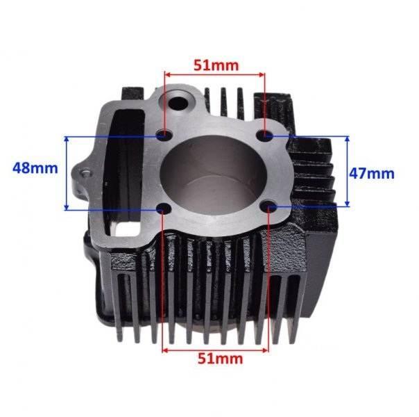 Cylinder do cross atv zongshen lifan 120 4t 52,40 - zdjęcie 2