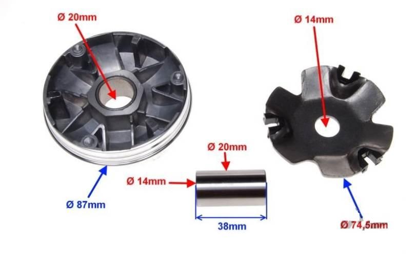 Wariator do honda tact 50 | AY51522 - zdjęcie 2