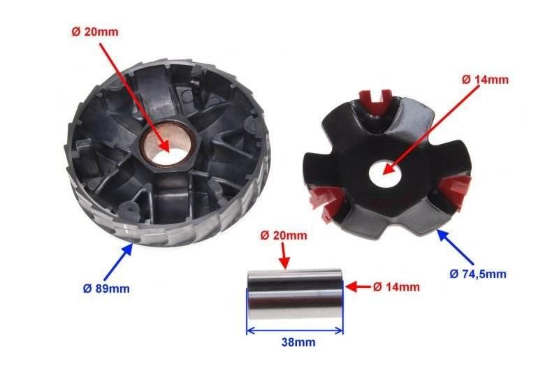 Wariator 4t 50 cc tuning | AY51549 - zdjęcie 2