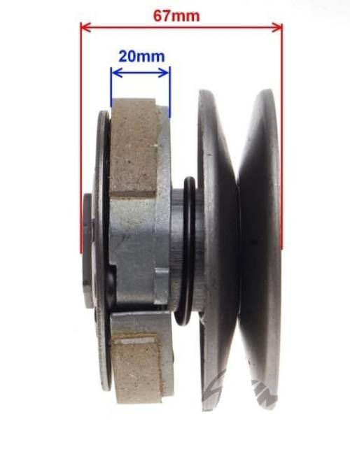 Sprzęgło tył do yamaha jog90 | AY51643 - zdjęcie 3