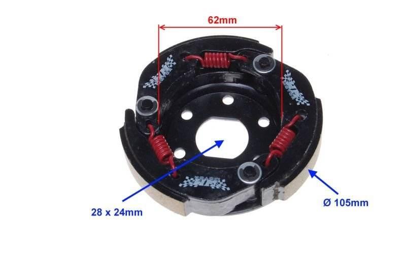 Szczęki sprzęgła tył tuning skutery 4t | AY51651 - zdjęcie 2