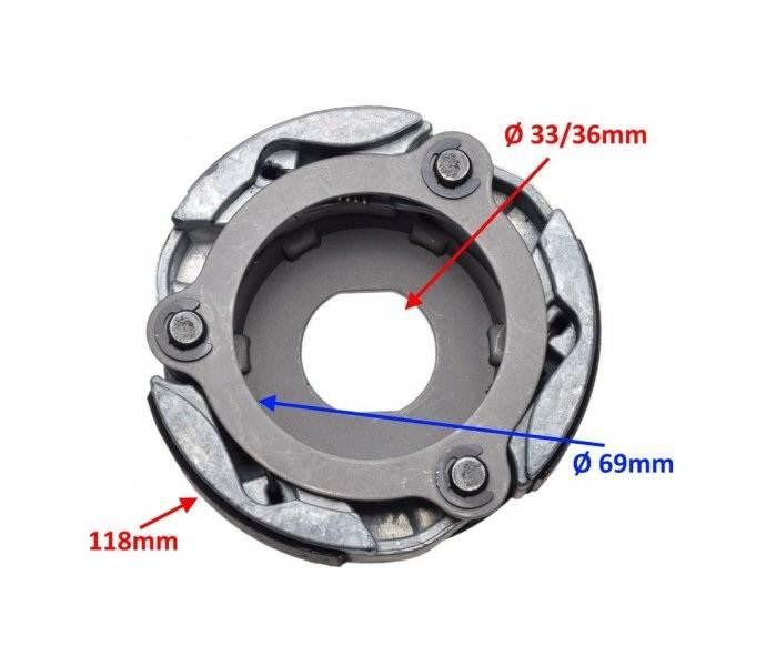 Szczęki sprzęgła do yamaha majesty 125cc - zdjęcie 2