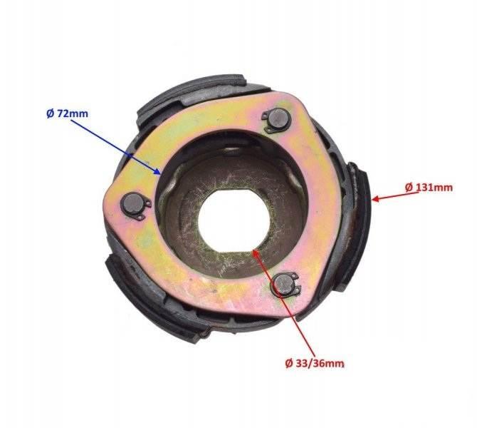 Szczęki sprzęgła do piaggio mp3 beverly 250 300 - zdjęcie 2