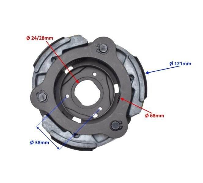 Szczęki sprzęgła do suzuki burgman 125 150cc 2007- - zdjęcie 2