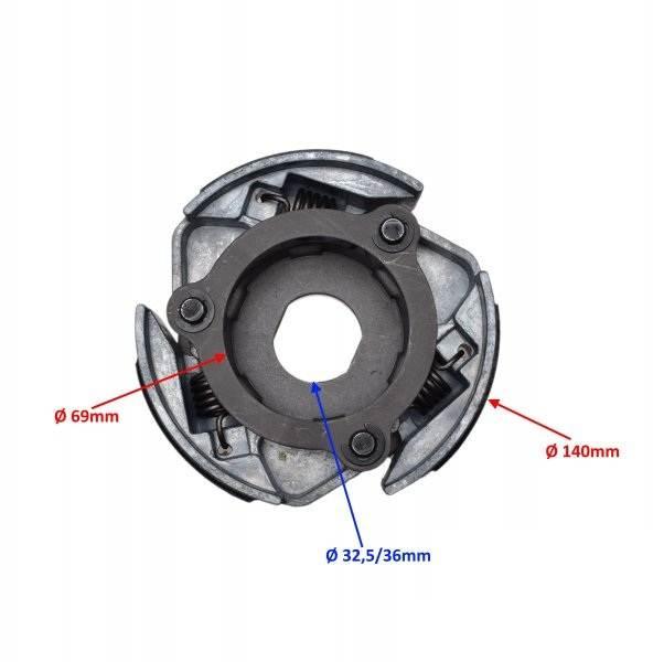 Szczęki sprzęgła do yamaha xmax 250cc | AY51839 - zdjęcie 2