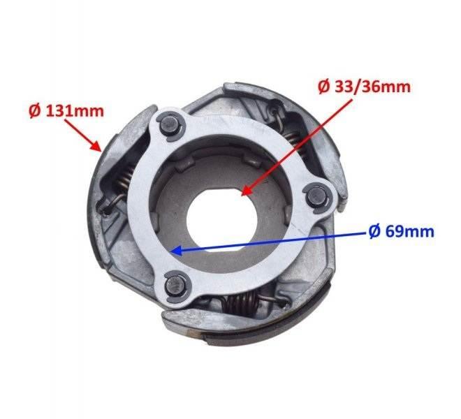 Szczęki sprzęgła do yamaha xmax 125cc | AY51840 - zdjęcie 2