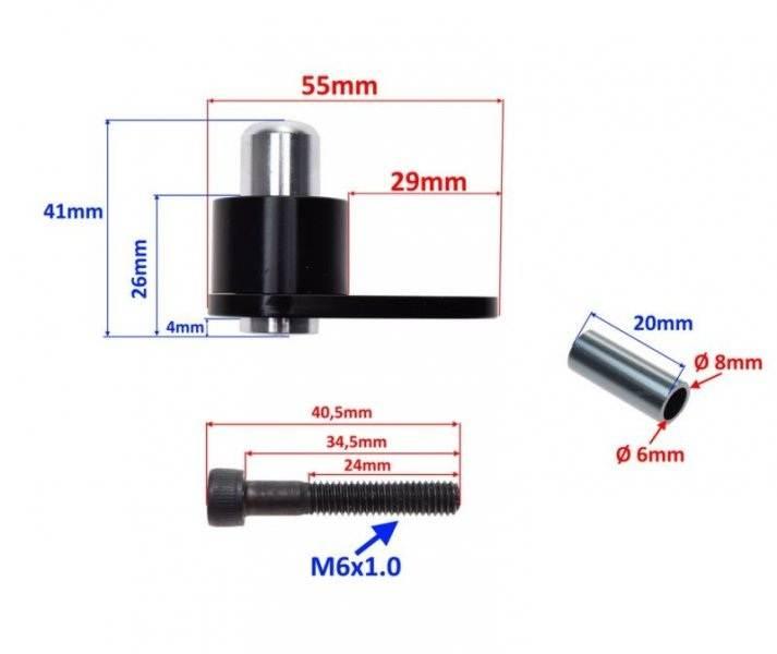 Blokada zamek dzwigni hamulca parking stop - zdjęcie 2