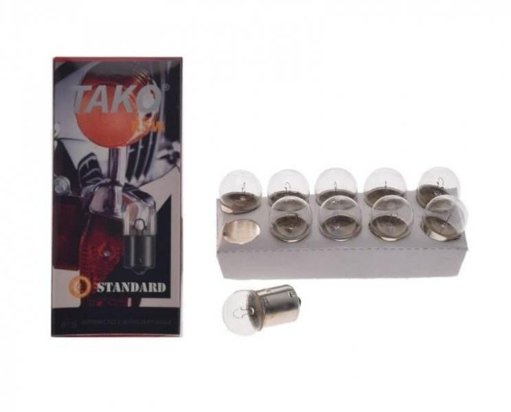 Żarówka 12v 5w r5w ba15s opk 10 szt tako