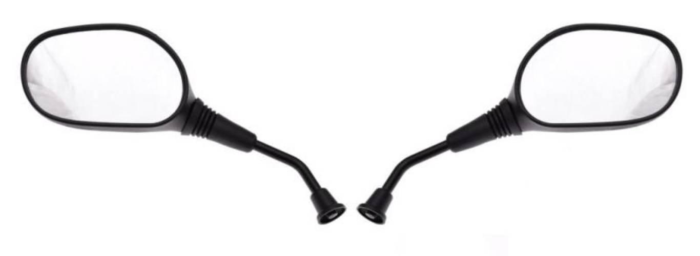 Lusterko mh014 czarne sr m8 cn | LM0037 - zdjęcie 2