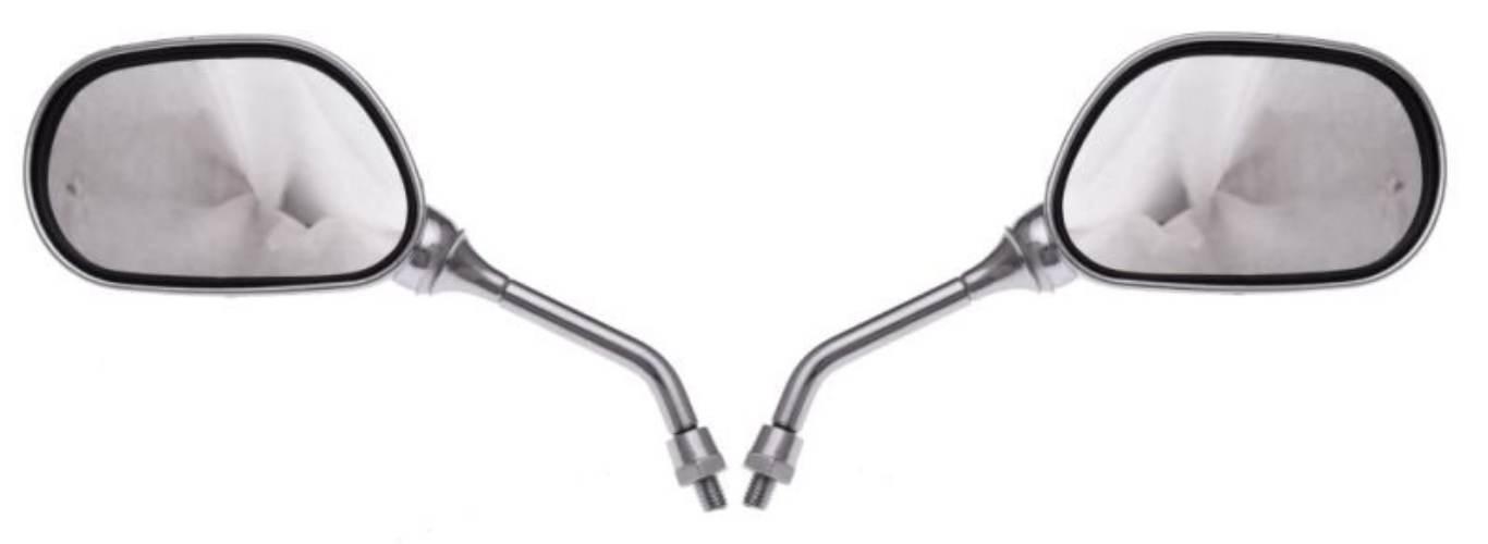 Lusterko mp101 owal chrom m8 cn | LM00661 - zdjęcie 2