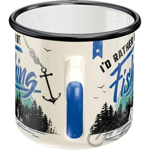 Kubek rather be fishing emaliowany 43222 - zdjęcie 2