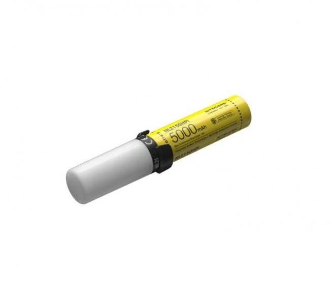 Bateria z latarką i ładowarką nitecore 21700 - zdjęcie 2