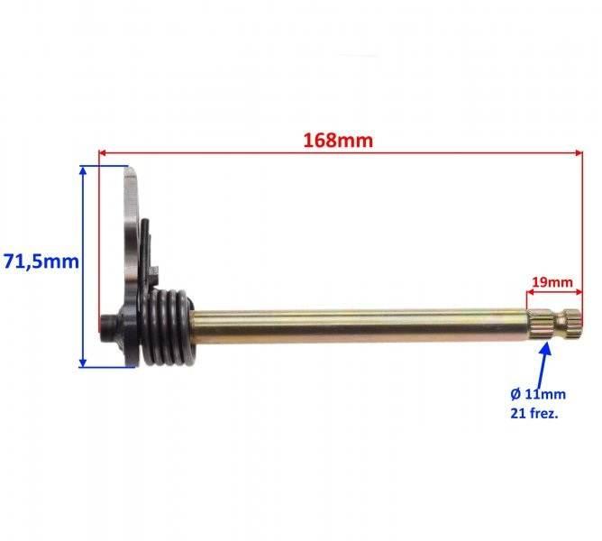 Wałek zmiany biegów do suzuki gn125 | SGN0231B - zdjęcie 2