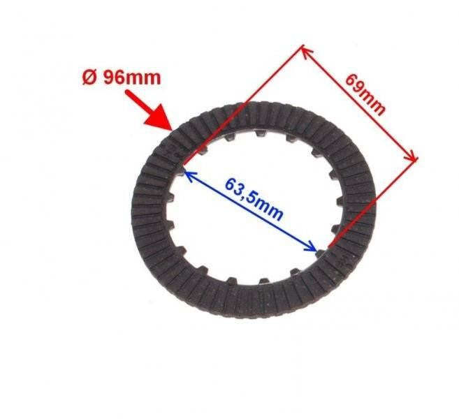Tarcza sprzęgła 2szt/kpl 4t | ZC01032 - zdjęcie 2