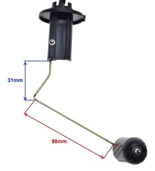Czujnik poziomu paliwa 3 przewody | ZD2344 - zdjęcie 2