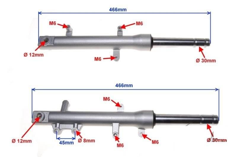 Amortyzator przód prawy lewy qt-4 | ZLO5110 - zdjęcie 2